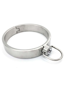 580g Metal BDSM Necklace with Lock