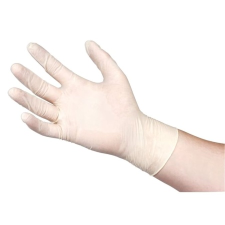 Powder-free vinyl gloves size M, pack of 100