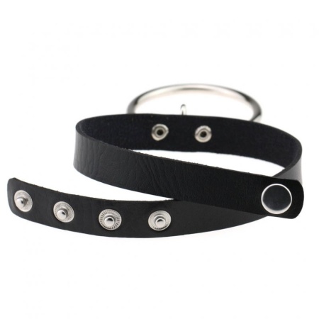 Image of BDSM choker with ring
