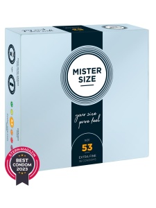 Image du produit Préservatifs Mister Size Pure Feel 53 mm