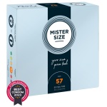 Pack de préservatifs ultrafins Mister Size Pure Feel 57 mm