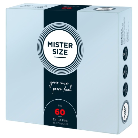 Condoms Mister Size 60mm Pure Feel