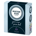 Product image Condoms Mister Size Pure Feel 69 mm 3pcs