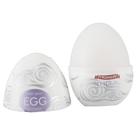 Image of the Tenga Egg Cloudy Masturbator for intense stimulation