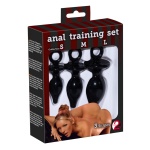 Three plugs from the Anal Training Kit