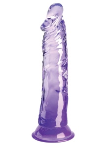 Godemiché King Cock Lila 21,8 cm - Realistic and flexible sextoy