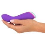 Colourful and versatile Bunt G-Spot vibrator for intense vaginal stimulation