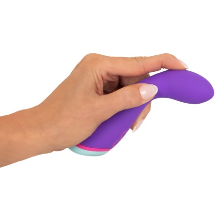 Colourful and versatile Bunt G-Spot vibrator for intense vaginal stimulation