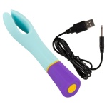 Bild des You2toys Double Bunt Vibrators, ein farbenfrohes und vielseitiges Sextoy