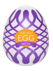 Immagine del masturbatore Tenga Egg Mesh, compatto ed estensibile sextoy