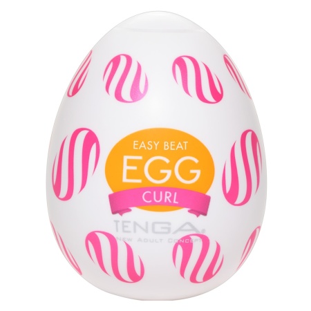 Bild des Masturbators Tenga Egg Curl, ein kompaktes und erweiterbares Sextoy