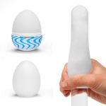 Tenga Egg Wind compact masturbator with wavy stimulation structure