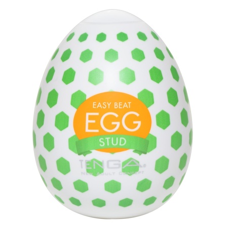 Immagine del masturbatore Tenga Egg Stud, un prodotto compatto e innovativo che offre un'intensa esperienza di piacere.