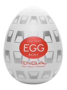 Immagine del masturbatore Tenga Egg Boxy, compatto e versatile, divertente e divertente.