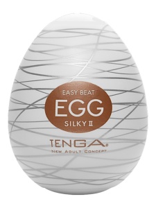 Immagine del masturbatore Tenga Egg Silky II, ultra flessibile e stimolante sextoy