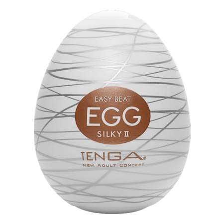 Image du Masturbateur Tenga Egg Silky II, sextoy ultra flexible et stimulant