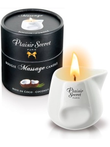 Bougie de Massage Noix de Coco Plaisir Secret