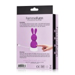 Violet Mini Rabbit Vibrator by FemmeFunn for intense pleasure