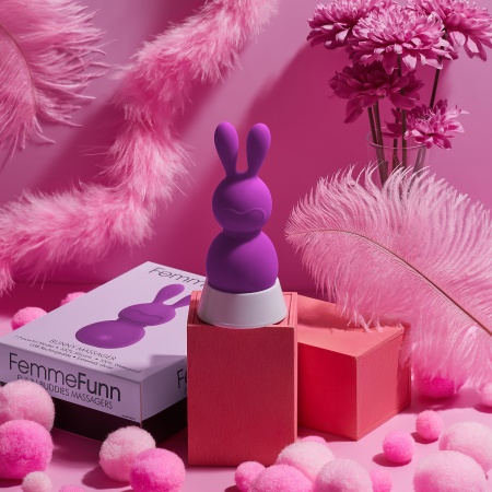 Violet Mini Rabbit Vibrator by FemmeFunn for intense pleasure