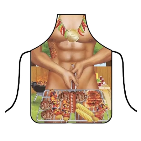 Sexy, humorous kitchen apron by Kinky Pleasure