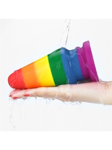 Image of the LoveToy Prider Rainbow Anal Plug multicoloured