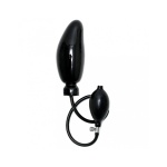 Rimba black inflatable dildo with solid core
