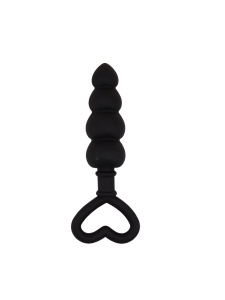 Immagine della perlina anale Black Mont, uno strumento di piacere anale in silicone