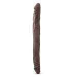 Image of the 35.5 cm Blush Dr. Skin double dildo