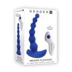 Beaded Pleasure Remote Controlled Anal Vibrating Rosary by Gender X