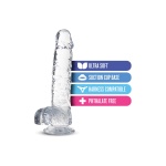 Naturally Yours 6" Crystal Dildo for a realistic experience