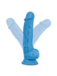 Image of Double Density Dildo NEO 7.5" with testicles from Blush