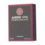 Woman applying Andro Vita Pheromone Perfume