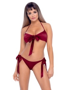 Image of the Sexy 2 Piece Lingerie Set Cottelli with decorative bows
