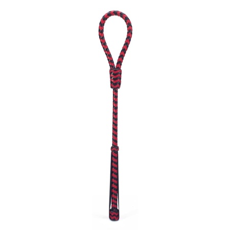 BDSM Lederpeitsche Schwarz-Rot 50cm von Devil Stick