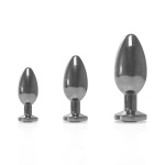 Image of Black Label Buttplug Bijou L Luxurious Metal Anal Plug