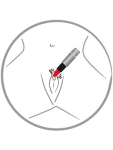 Immagine del mini vibratore Kiss Me - un sextoy discreto ed elegante