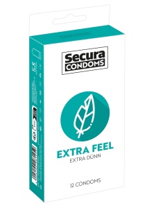 Box of Textured Condoms Extra Fun Secura