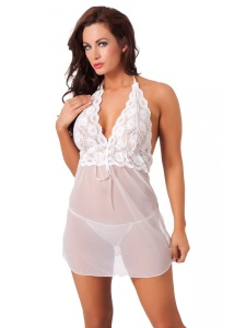 Image of the Amorable sexy white nightie - Seductive nightwear