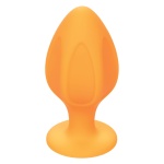 Set di plug anali sfacciati in silicone arancione di CalExotics