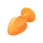 Orange Silicone Cheeky Anal Plug Set by CalExotics