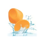 Orange Silicone Cheeky Anal Plug Set by CalExotics