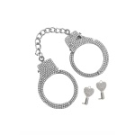 Image of Luxury Metal Handcuffs with Rhinestones by Taboom