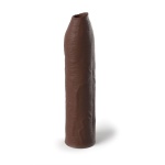 Pipedream dark brown flesh silicone penis sleeve