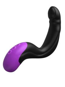 Image du Vibromasseur Prostate P-Spot Hyper Pulse de Pipedream, un stimulateur anal noir en silicone