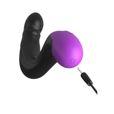 Immagine del vibratore prostatico Pipedream P-Spot Hyper Pulse, stimolatore anale in silicone nero