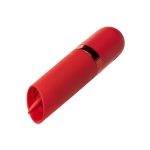 Mini Stimulateur Clitoridien Vibrant Kyst Flicker par CalExotics en silicone rouge