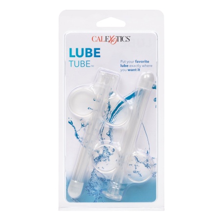 Wiederverwendbare Schmiermittelspritze Lube Tube von CalExotics aus transparentem ABS-Kunststoff