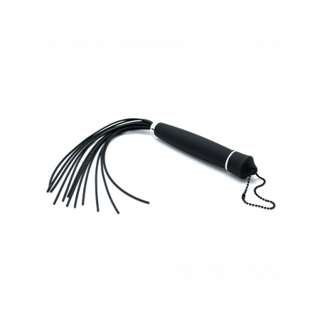 Image of the Rimba Silicone BDSM Whip, Small Model with 12 Straps