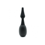 Pallone per clistere in silicone nero di Rimba Latex Play