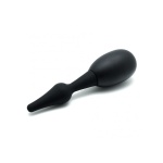 Pallone per clistere in silicone nero di Rimba Latex Play